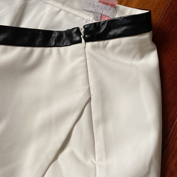 One state pencil skirt with black leather trim size 2 - Picture 5 of 8